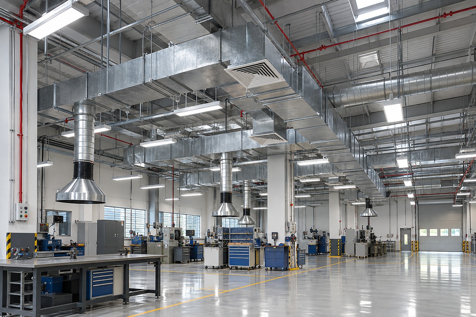 Completed Jurong industrial workshop ACMV installation